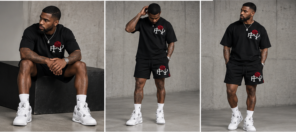 Mens Rose Set